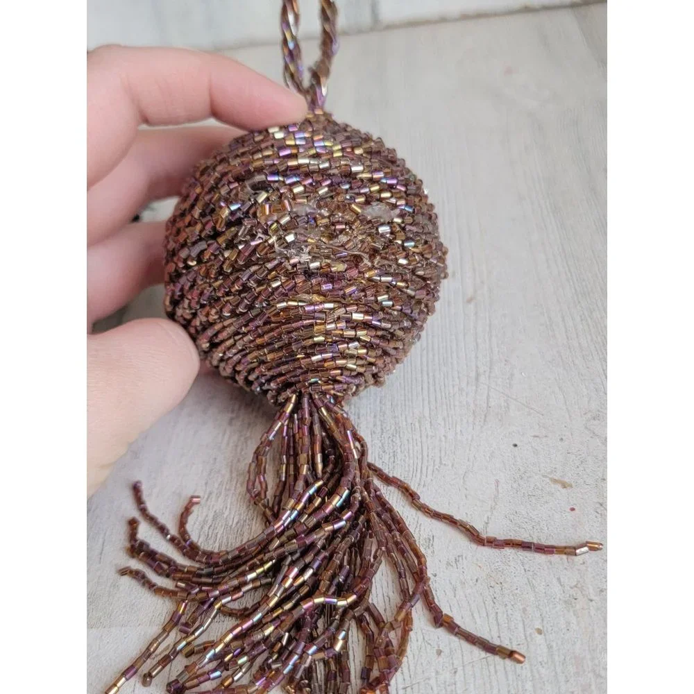 Beaded unique ball tassel set‎ variety ornament Xmas sequin